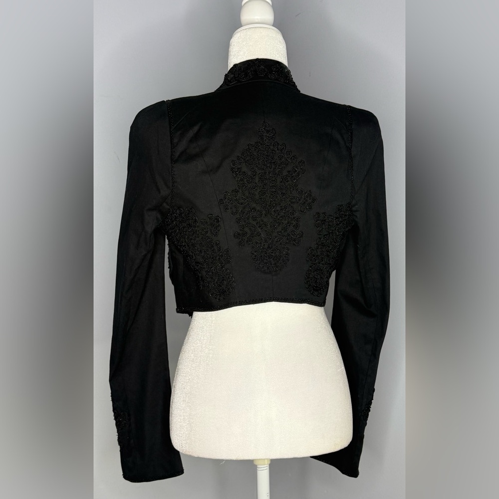 Bebe Black Cropped Jacket NWT - image 2